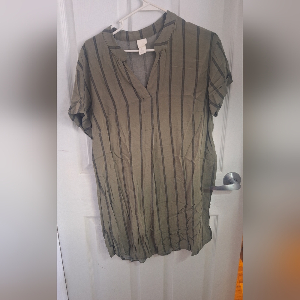 FREE W PURCHASE Shirt dress H&H